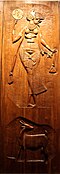 A wood carving of Oshun by Carybé