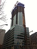 Construction site in January 2014