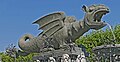 Winged four-legged lindworm fountain in Klagenfurt (16th-century)