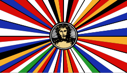 Proposed flag of europe from an anonymous pan-european brochure from 1920 (reverse)