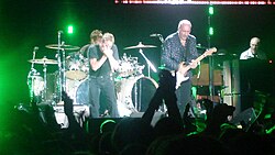 On-stage shot of The Who