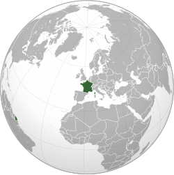 Location of French Republic