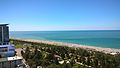Seaside boulevard and beach