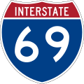 Interstate 69 marker