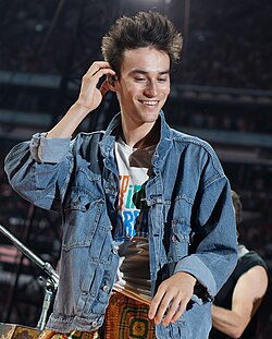 Collier at Wembley Stadium in London in 2022