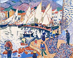 André Derain, 1905, Le séchage des voiles (The Drying Sails), 1905, Pushkin Museum, Moscow