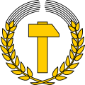 Provisional coat of arms of the GDR, (12 January 1950 to 28 May 1953)