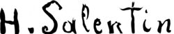Signature Hubert Salentin German genre painter of the Düsseldorf School