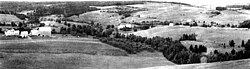 Panorama view of Mapleton, c. 1925