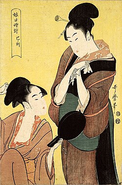 Women playing with the mirror, 1797