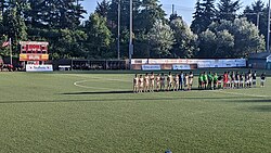 Interbay Stadium in Seattle, WA; July 19, 2024; Ballard FC vs Oakland Project 510 in the USL League Two Playoffs