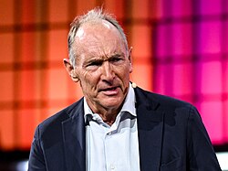 Sir Tim Berners Lee arriving at the Guildhall to receive the Honorary Freedom of the City of London