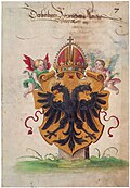 Imperial arms by Virgil Solis (c. 1540)