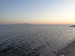 Sunset with Samothrace view