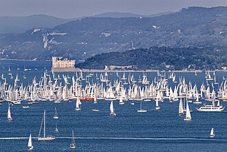The Barcolana regatta in Trieste, Italy, was named "the greatest sailing race" by the Guinness World Record for its 2,689 boats and over 16,000 sailors on the starting line.[264]