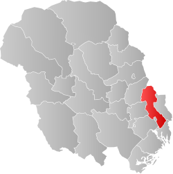 Gjerpen within Telemark