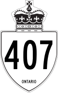 407 ETR / Highway 407 marker
