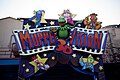 The second and final version of the attraction's marquee at Disney California Adventure, with Jim Henson's name removed.