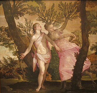 Apollo and Daphneby Veronese, c. 1560–1565 (San Diego Museum of Art)