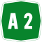 Simbolo dell'Autostrada A2 del Mediterraneo