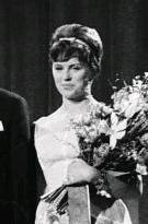 Grethe Ingmann at the Dansk Melodi Grand Prix, 1963