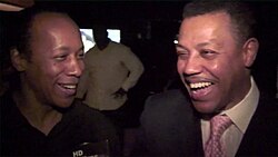 Vincent (left) and Reggie Calloway in 2009