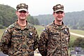 Twin soldiers of the Armed Forces of Bosnia and Herzegovina wearing MARPAT uniforms