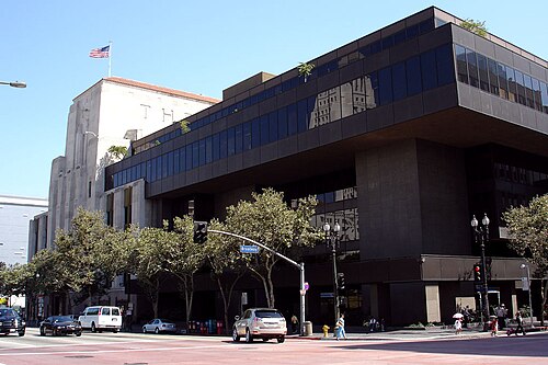 Times Mirror Square 1973 Pereira addition