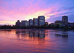 Sunset on the Hull District
