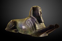 Sphinx of Pharaoh Apries, from the collection of Count Caylus, now in the Louvre Museum