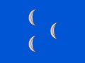 "Blue Turks' flag", also in Bowles's Universal Display of the Naval Flags of all Nations (1783)
