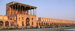 Façade of Ali Qapu Palace
