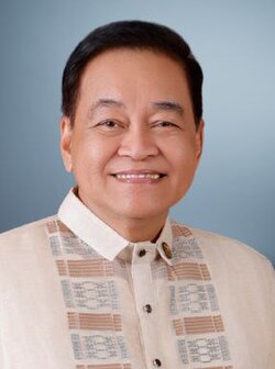 Portrait of Abante Mindanao Partylist representative Maximo Rodriguez Jr.