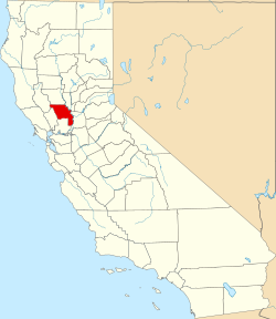 Location in the state of California