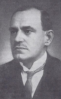 Head-and-shoulders portrait of Svetozar Pribićević