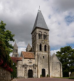 The abbey of Morienval