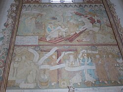 A large wall painting