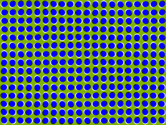 A peripheral drift illusion by Paul Nasca