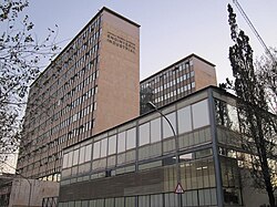 The "Torres de l’ETSEIB" on Avinguda Diagonal