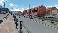 Bike path in Soacha