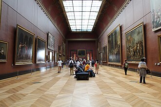 Salle Daru above the galerie Daru, also created under Napoleon III