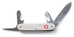 Victorinox Soldier, a Camper or Scout pattern pocketknife