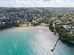 Murrays Bay from the air