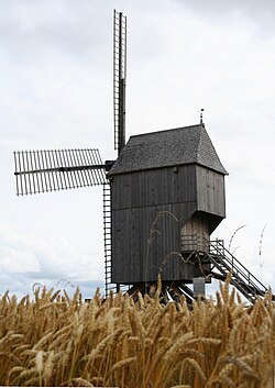 The Moulin de Valmy stands today where the Battle of Valmy took place