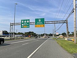 Split between US 13 and US 40 in State Road