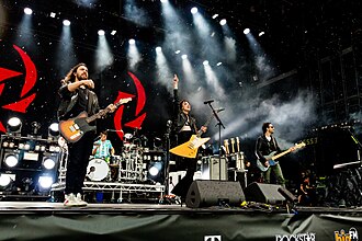 Halestorm performing at Rock am Ring in June 2019