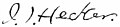Isaac Hecker, C.S.P.'s signature