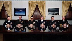 The Joint Chiefs of Staff in 2001.