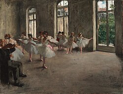 Ballet Rehearsal, 1873, The Fogg Art Museum, Cambridge, Massachusetts