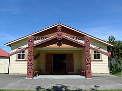 Māori Battalion Hall at Manutūkē Marae